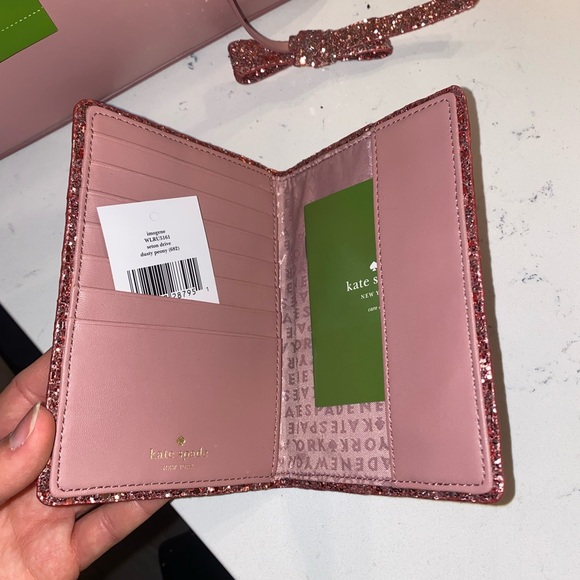 NWT Kate Spade sparkly tote and wallet - Picture 6 of 8